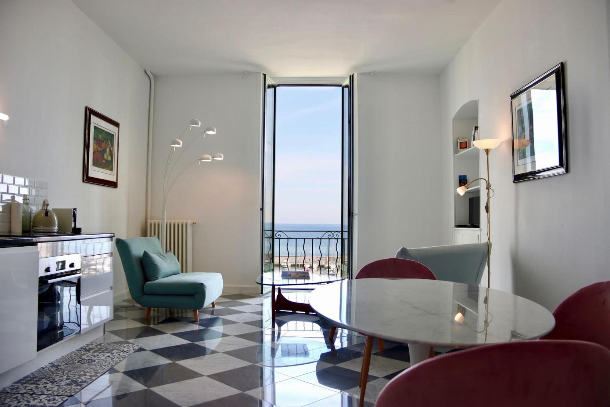 "Le Grand Hotel" Prestigieux Et Unique, Vue Mer Menton Luaran gambar