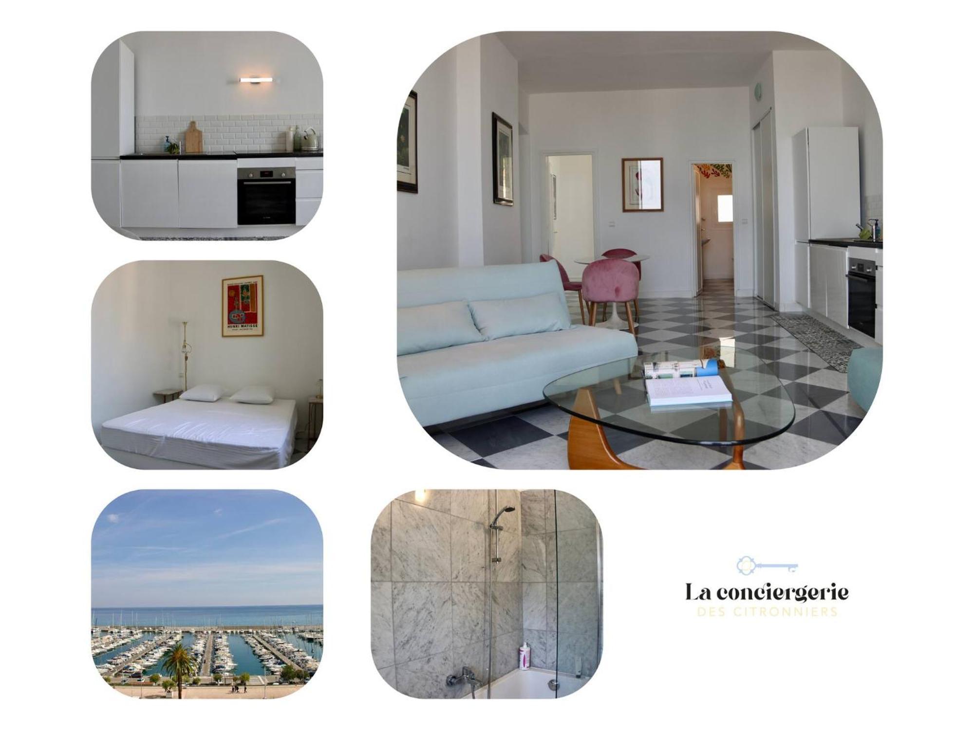 "Le Grand Hotel" Prestigieux Et Unique, Vue Mer Menton Luaran gambar
