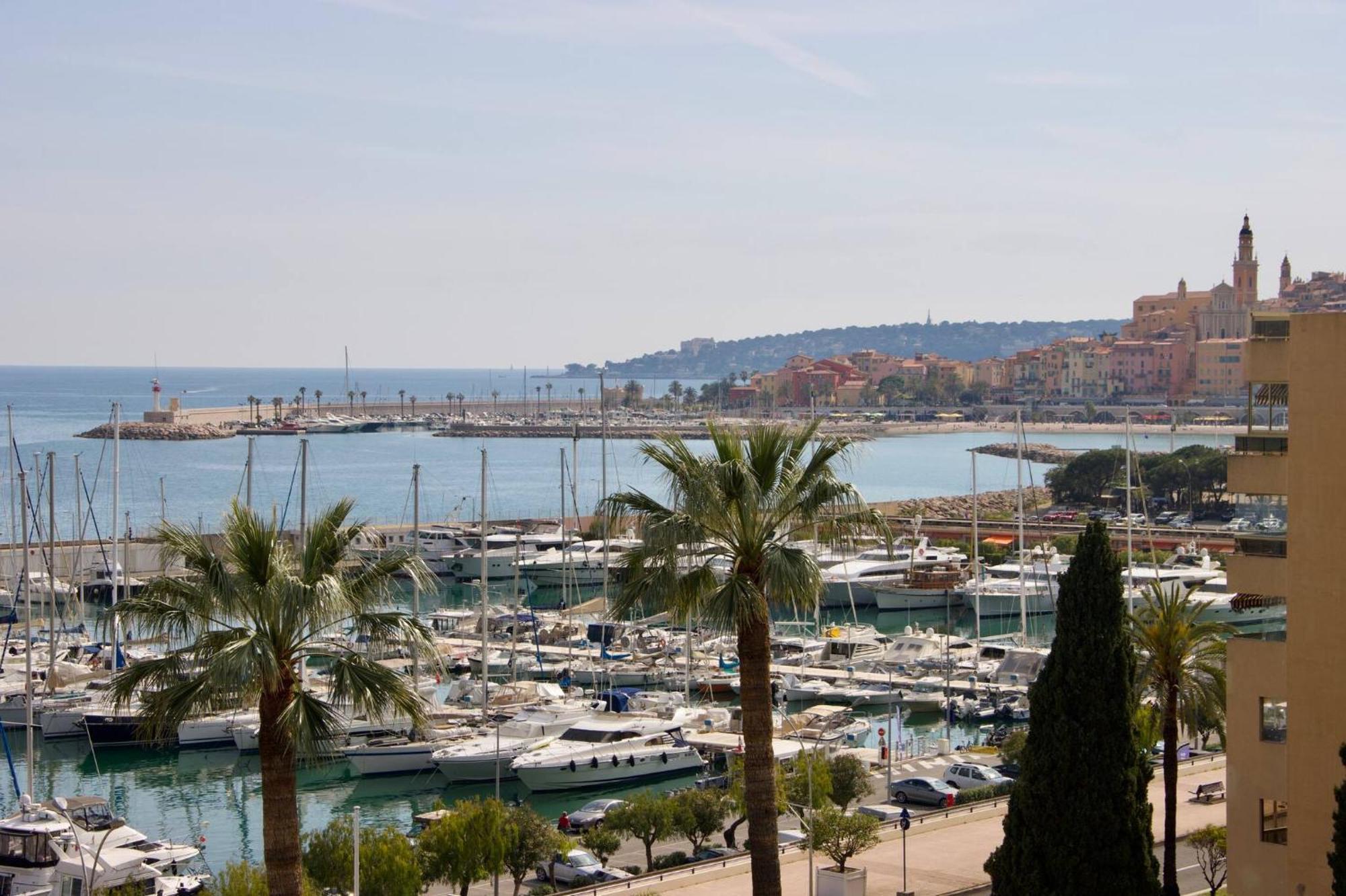 "Le Grand Hotel" Prestigieux Et Unique, Vue Mer Menton Luaran gambar