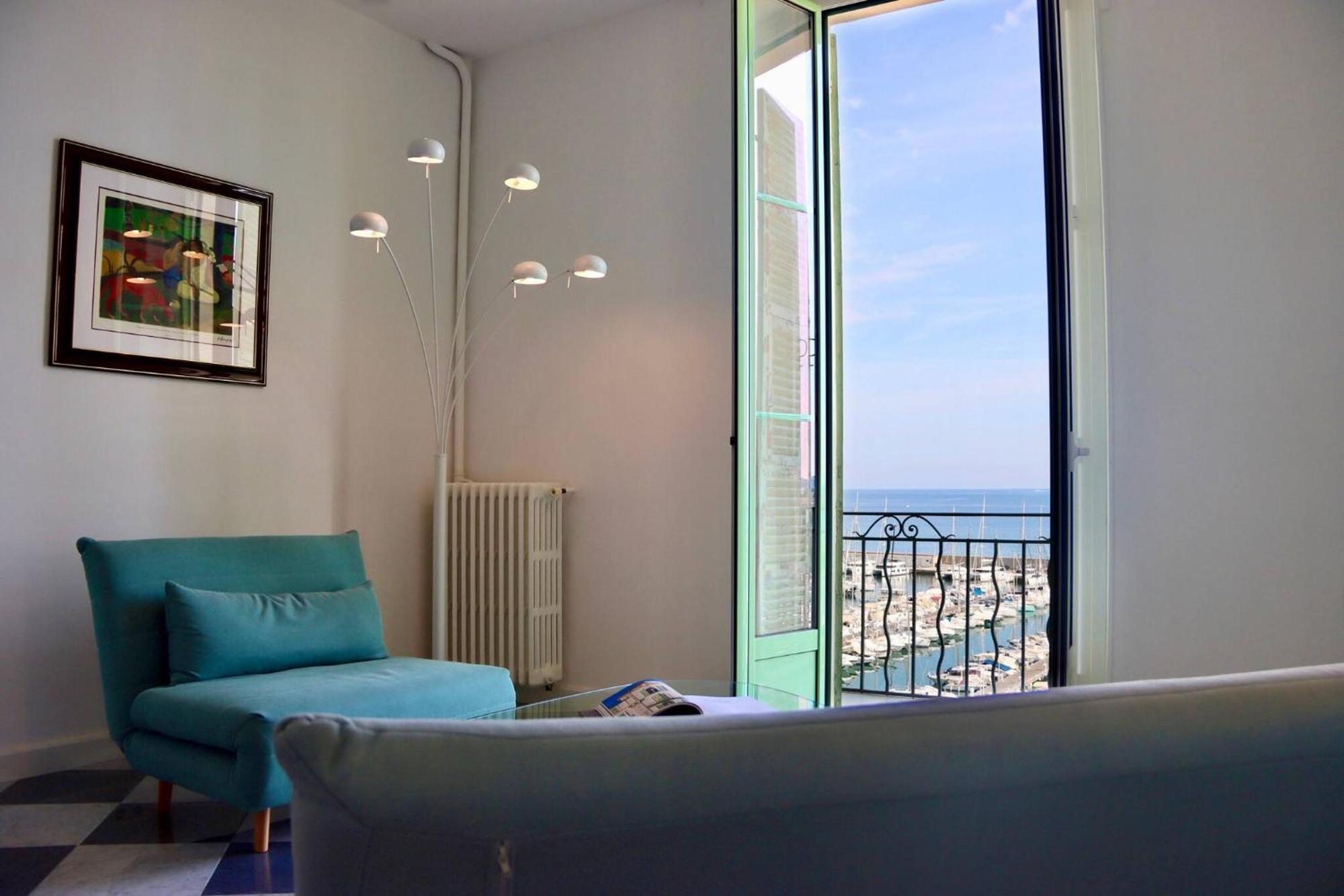 "Le Grand Hotel" Prestigieux Et Unique, Vue Mer Menton Luaran gambar